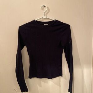 Women's Marine Blue Long Sleeve Top